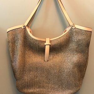RIVIERA metallic summer tote